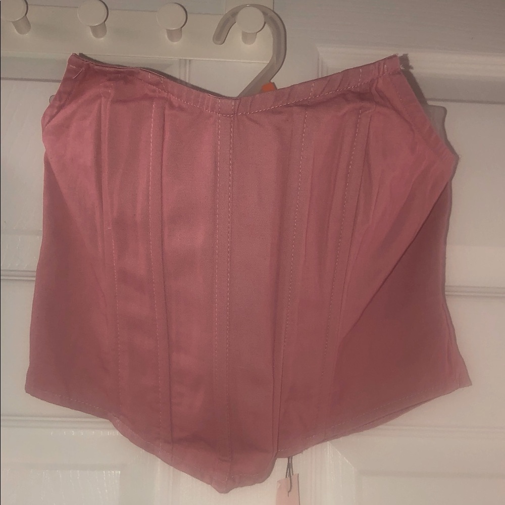 Missguided Pink Corset top